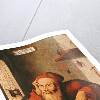 St. Jerome, after a painting by Quentin Massys or Metsys by Gautard de Pezenas