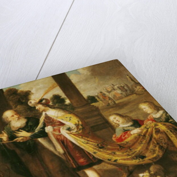 Ahasuerus Showing his Treasure to Mordecai by Claude Vignon