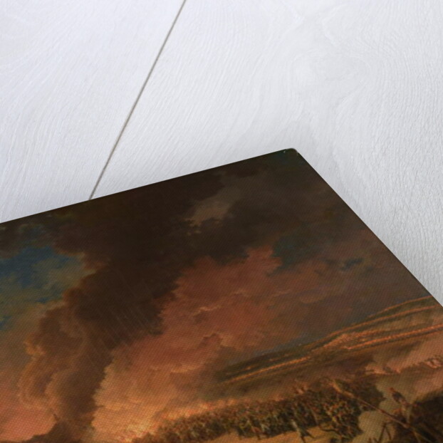 Napoleon Ist Visiting the Bivouacs on the Eve of the Battle of Austerlitz, 1st December 1805 by Baron Louis Albert Bacler d'Albe