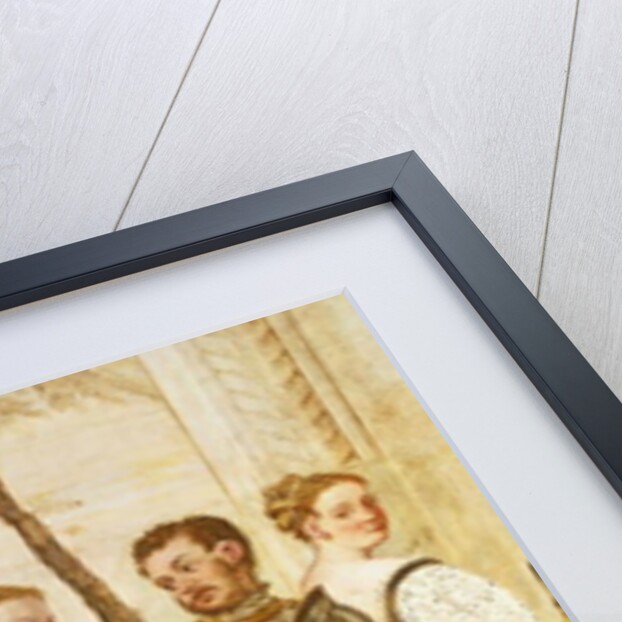 Invitation to the Dance, detail of the central group by Giovanni Antonio Fasolo