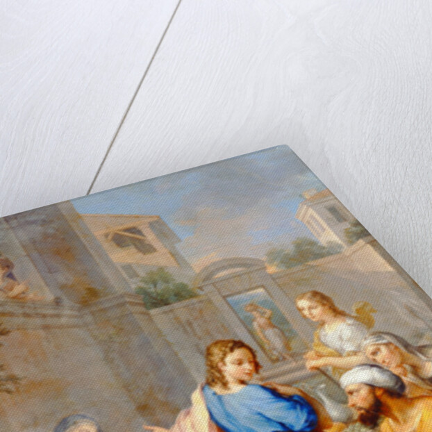 Tobias Asking Raguel for his Daughter, Sarah's, Hand in Marriage, 1733 by Pierre Parrocel