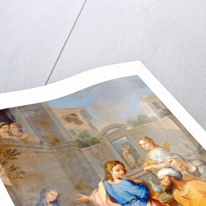 Tobias Asking Raguel for his Daughter, Sarah's, Hand in Marriage, 1733 by Pierre Parrocel