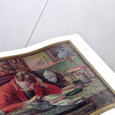 Emile Verhaeren in his Study, c.1897 by Maximilien Luce