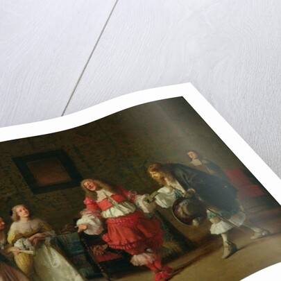 Mascarille Presenting Jodelet to Cathos and Madelon, 1865 by Jean Hegesippe Vetter