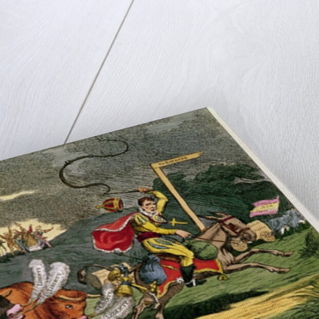 The Spanish Bull Broke Lose by English School