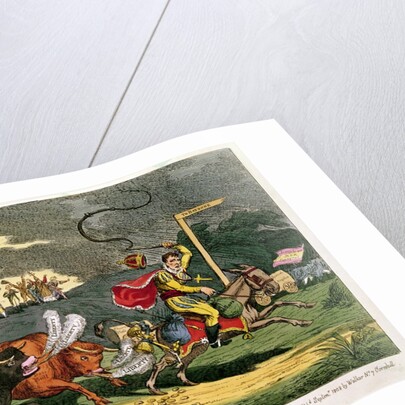 The Spanish Bull Broke Lose by English School