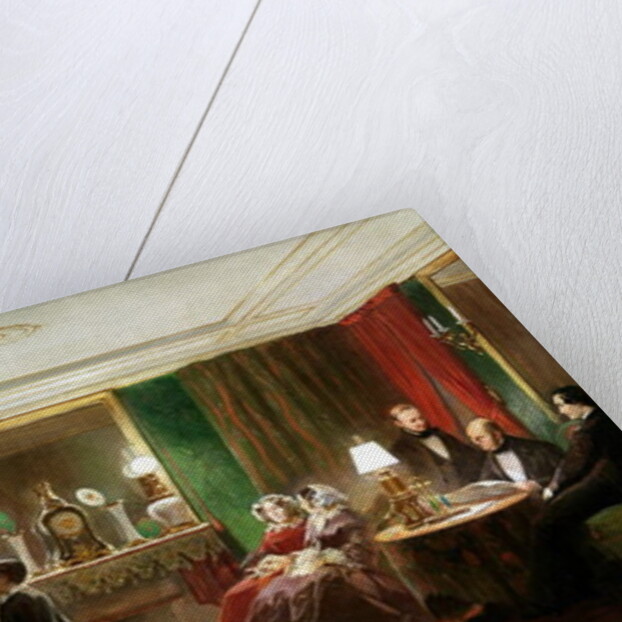 Interior of a Salon on Rue de Gramont, 1858 by Charles Giraud