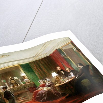 Interior of a Salon on Rue de Gramont, 1858 by Charles Giraud