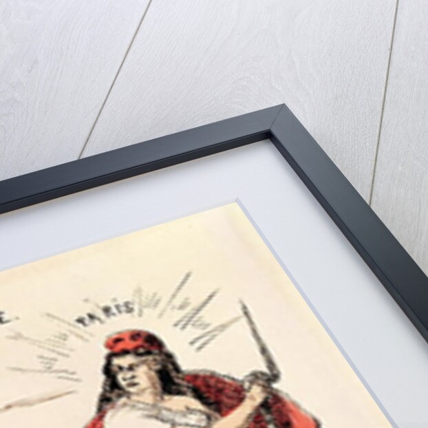 Paris and Versailles Glaring at Each Other, 1871 by French School