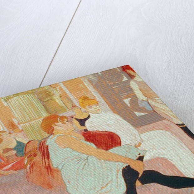 In the Salon at the Rue des Moulins, 1894 by Henri de Toulouse-Lautrec