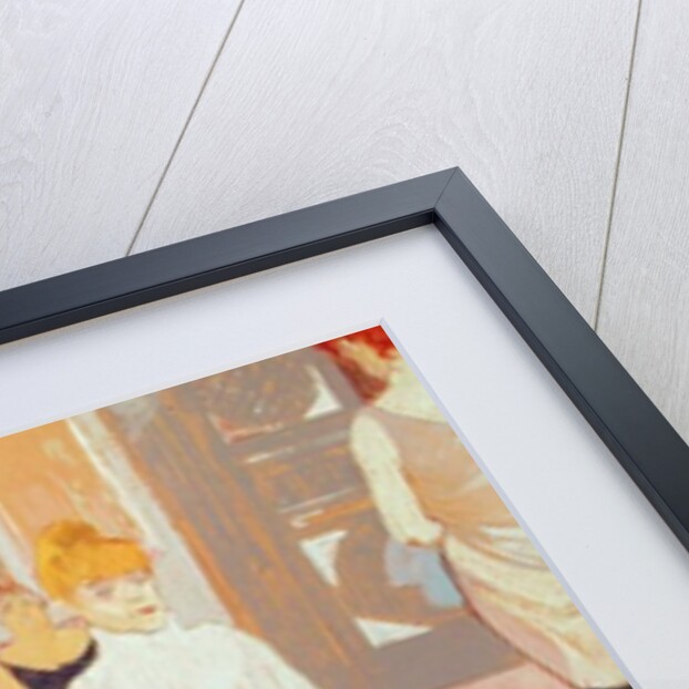 In the Salon at the Rue des Moulins, 1894 by Henri de Toulouse-Lautrec