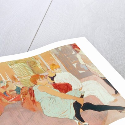In the Salon at the Rue des Moulins, 1894 by Henri de Toulouse-Lautrec
