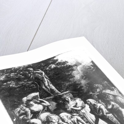 Meeting with Madame de Stael by Philibert Louis Debucourt