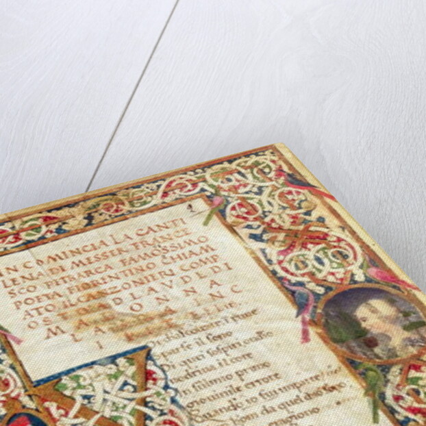 Song in praise of Laure by Italian School