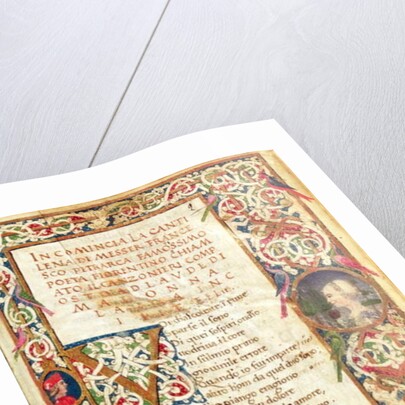 Song in praise of Laure by Italian School