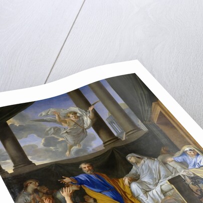 St. Peter Resurrecting the Widow Tabitha, 1652 by Henri Testelin