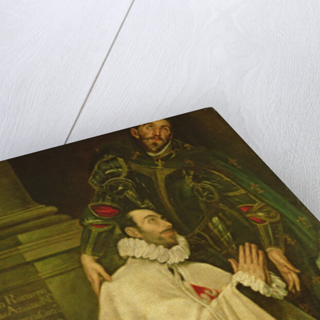 Julian Romero de las Azanas with St. Julian, 1587-97 by El Greco