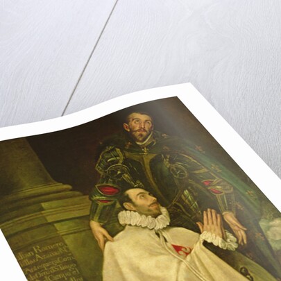 Julian Romero de las Azanas with St. Julian, 1587-97 by El Greco