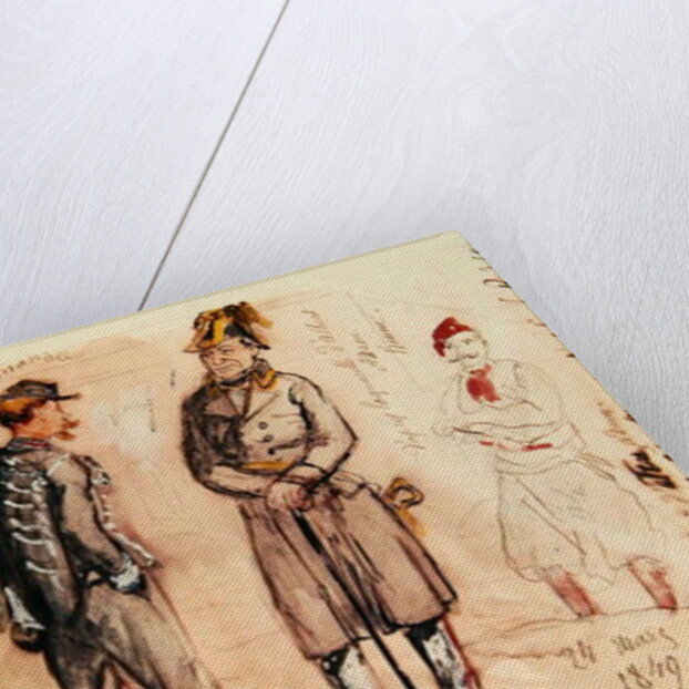 King Vittorio Emanuele II Meeting Joseph Radetsky von Radetz at Vignale, 24th March 1849 by Albrecht Adam