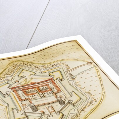 Plan of the citadel of Milan by French School