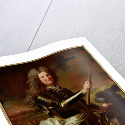 Portrait of Charles-Auguste de Matignon, Comte de Gace, Marechal de France 1691 by Hyacinthe Francois Rigaud