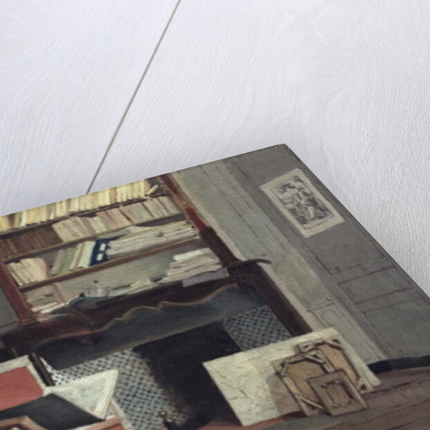 Interior of the Study of Doctor X by Jean-Charles Cazin