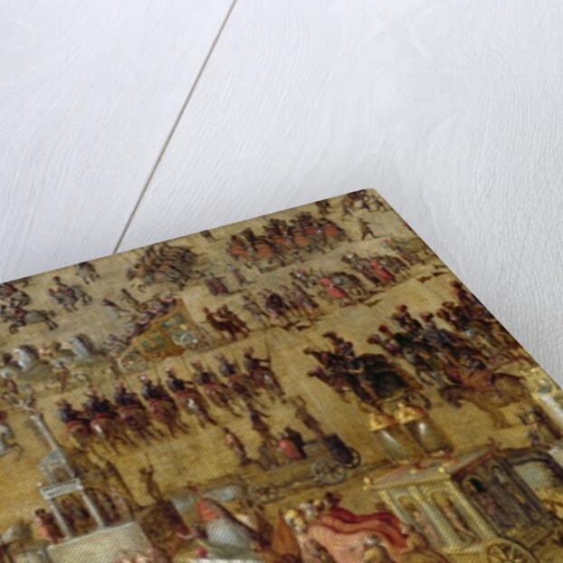 The Place Royale and the Carrousel in 1612 by French School