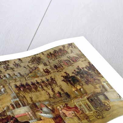 The Place Royale and the Carrousel in 1612 by French School