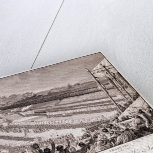 Festival of the Federation, 14 July 1790, at the Champ de Mars, late 18th century by Charles Monnet