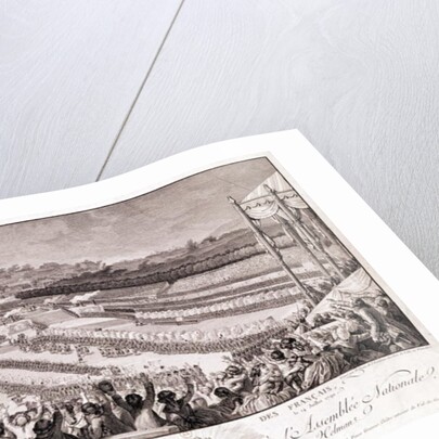 Festival of the Federation, 14 July 1790, at the Champ de Mars, late 18th century by Charles Monnet