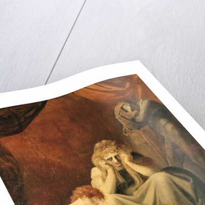 Here I and Sorrow Sit by Henry Fuseli