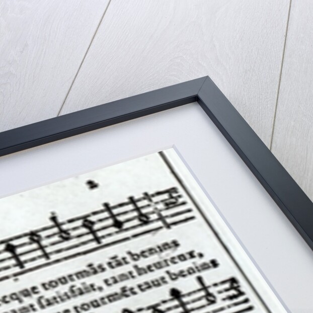 Poem to music by Jean Antoine de Baif by French School