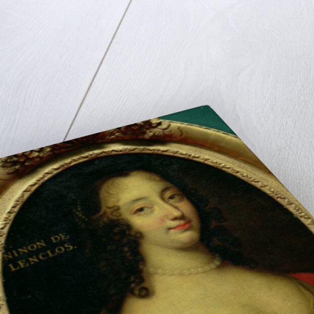 Portrait of Ninon de Lenclos by Louis Ferdinand (attr.to) Elle