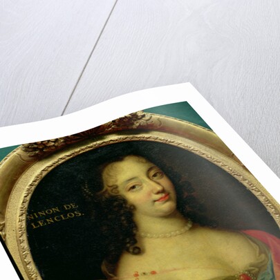 Portrait of Ninon de Lenclos by Louis Ferdinand (attr.to) Elle