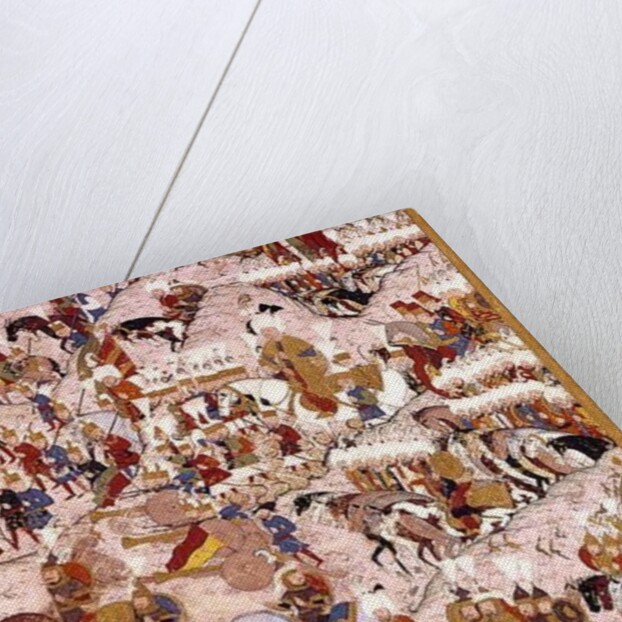 Suleyman the Magnificent at the Battle of Mohacs in 1526 by Ottoman School