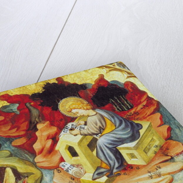 St. John on Patmos by Joan or Juan Mates