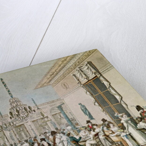 The Cafe Frascati in 1807 by Philibert Louis Debucourt