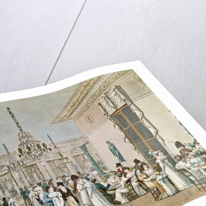 The Cafe Frascati in 1807 by Philibert Louis Debucourt