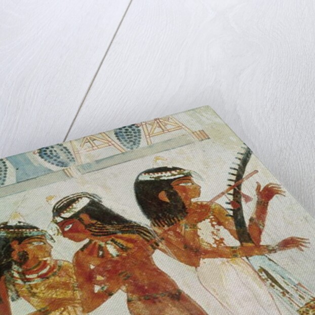 Musicians and a Dancer by Egyptian 18th Dynasty