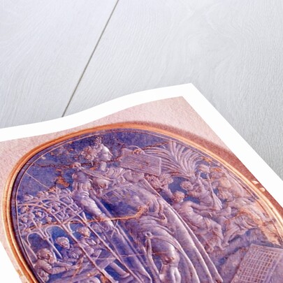 Relief depicting an Allegory of Music by French School