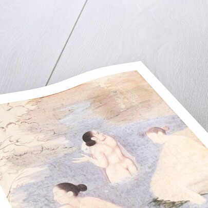 Three Bathers by Indian School