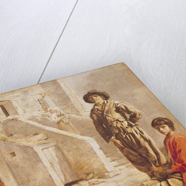 Peasants Before their House, c.1641 by Louis Le Nain