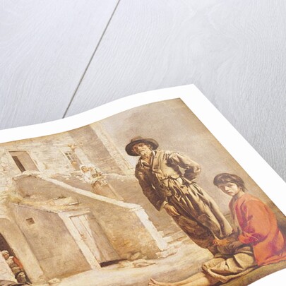 Peasants Before their House, c.1641 by Louis Le Nain