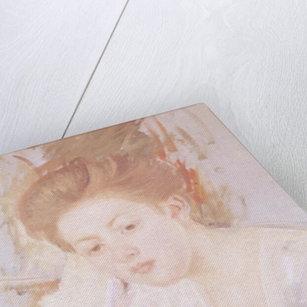 Head of a Young Girl by Mary Stevenson Cassatt