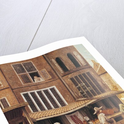 Corner of a Town with a Bakery by Jacobus Vrel or Frel