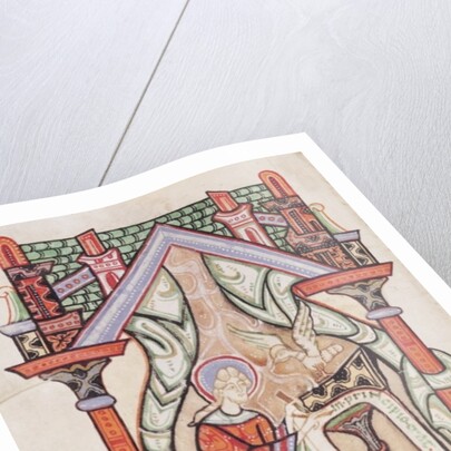 Ms 75 fol.63v St. John the Evangelist by French School