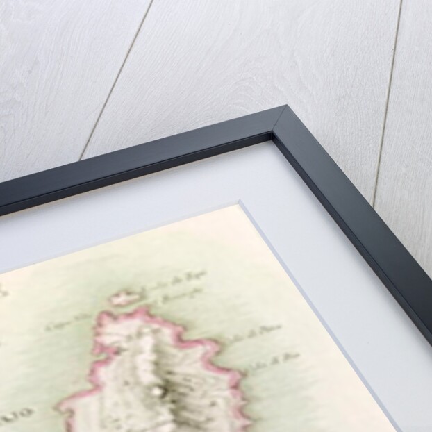 Map of the Island of Elba, engraved by Jean-Baptiste Tardieu 1814 by Baron Louis Albert Bacler d'Albe