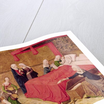 The Birth of the Virgin by Master of the Life of Virgin Mary