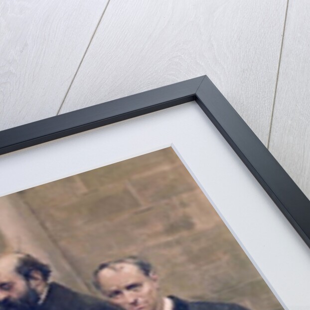 Fragment of the panorama of 'The History of the Century', with portraits of literary figures, 1889 by Henri & Stevens Alfred Gervex