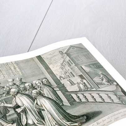 Pope Paul III Receiving the Rule of the Society of Jesus, 1540 by C. Malloy